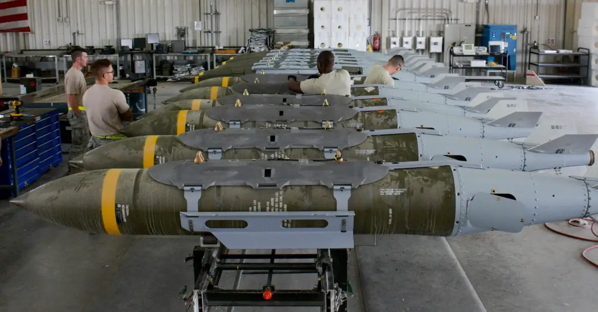 2000 lb bombs with JDAM