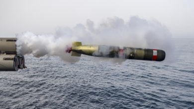 Mk 54 torpedo launch