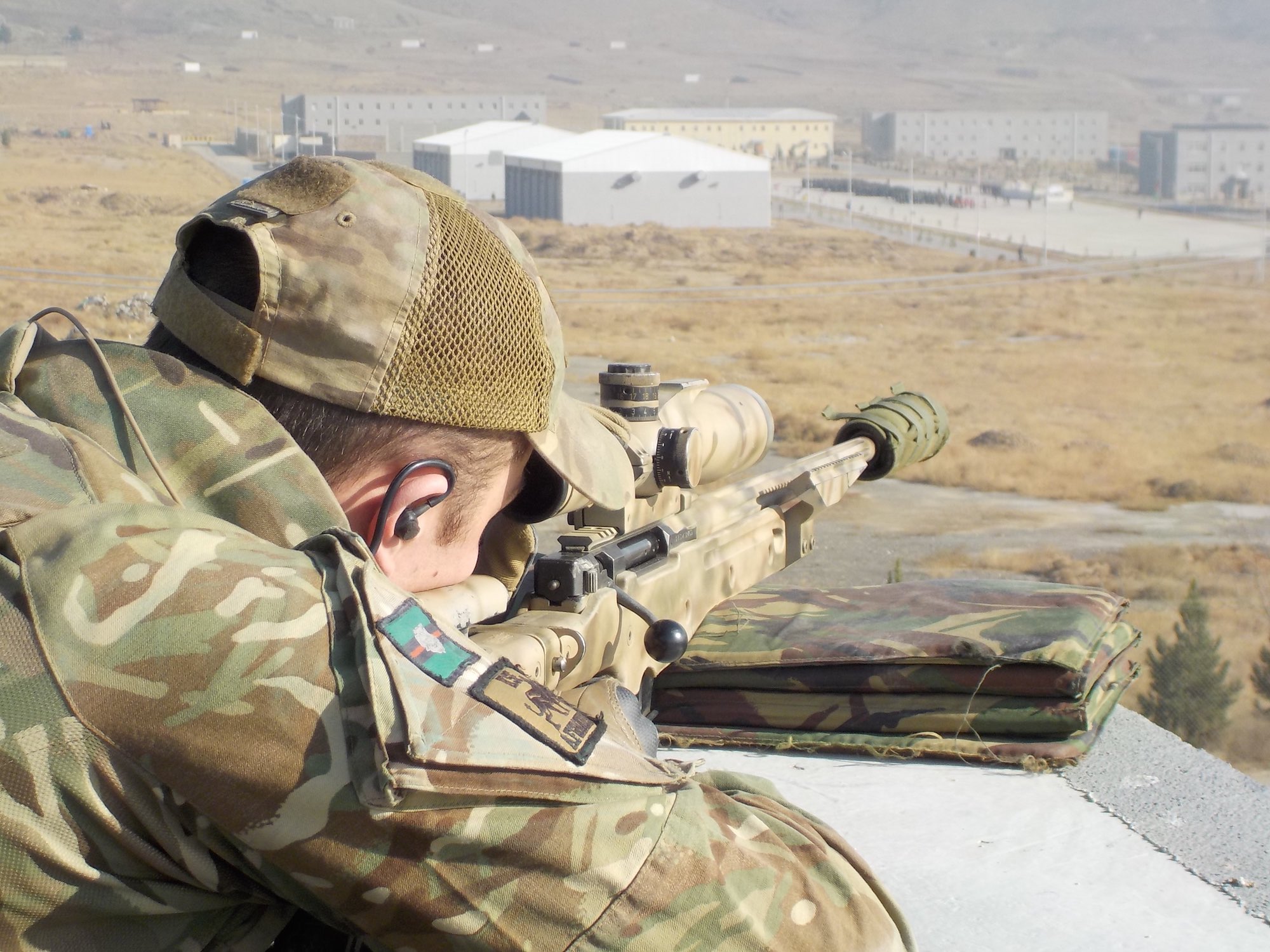 British Army sniper in Afghanistan