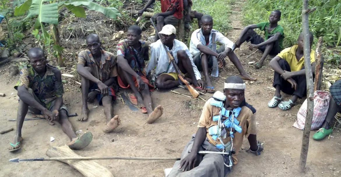 Anti-balaka militia members