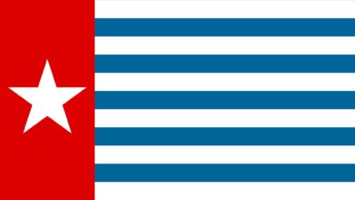 Morning Star flag Papua