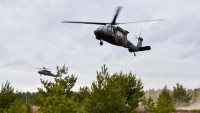 UH-60 Black Hawk helicopters in Latvia