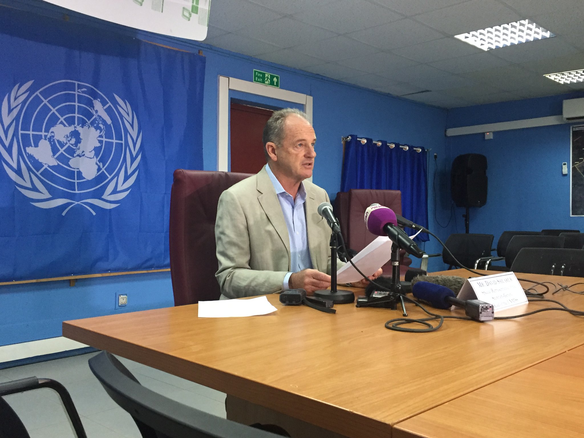 David Shearer, Head of UN Mission in South Sudan