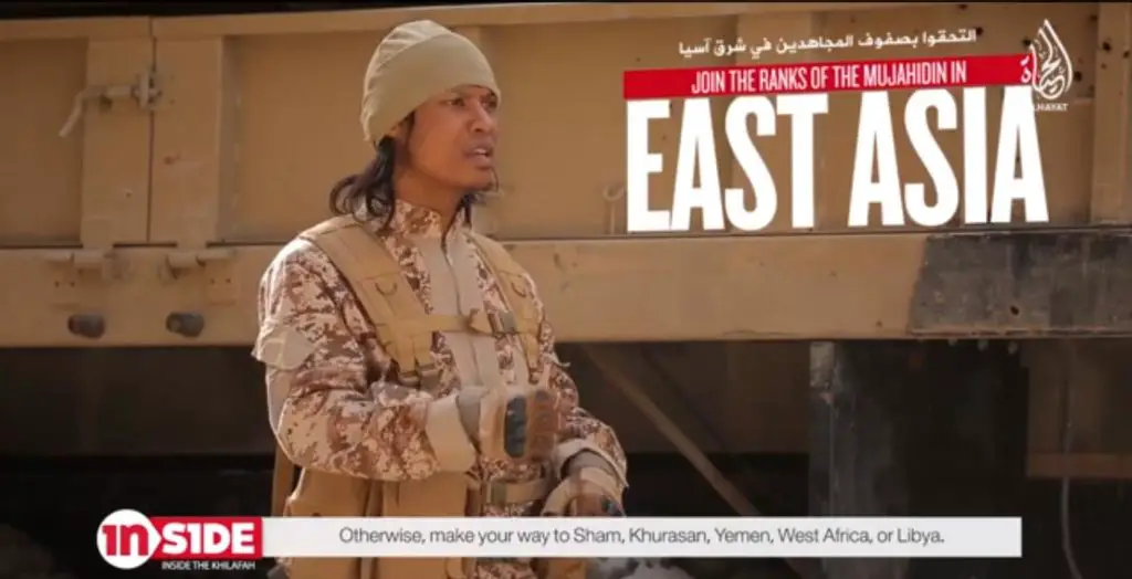 Islamic State East Asia video propaganda
