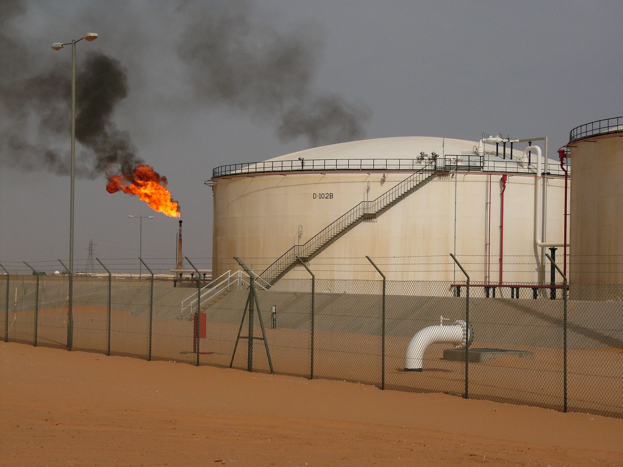 El Sharara oil field in Libya