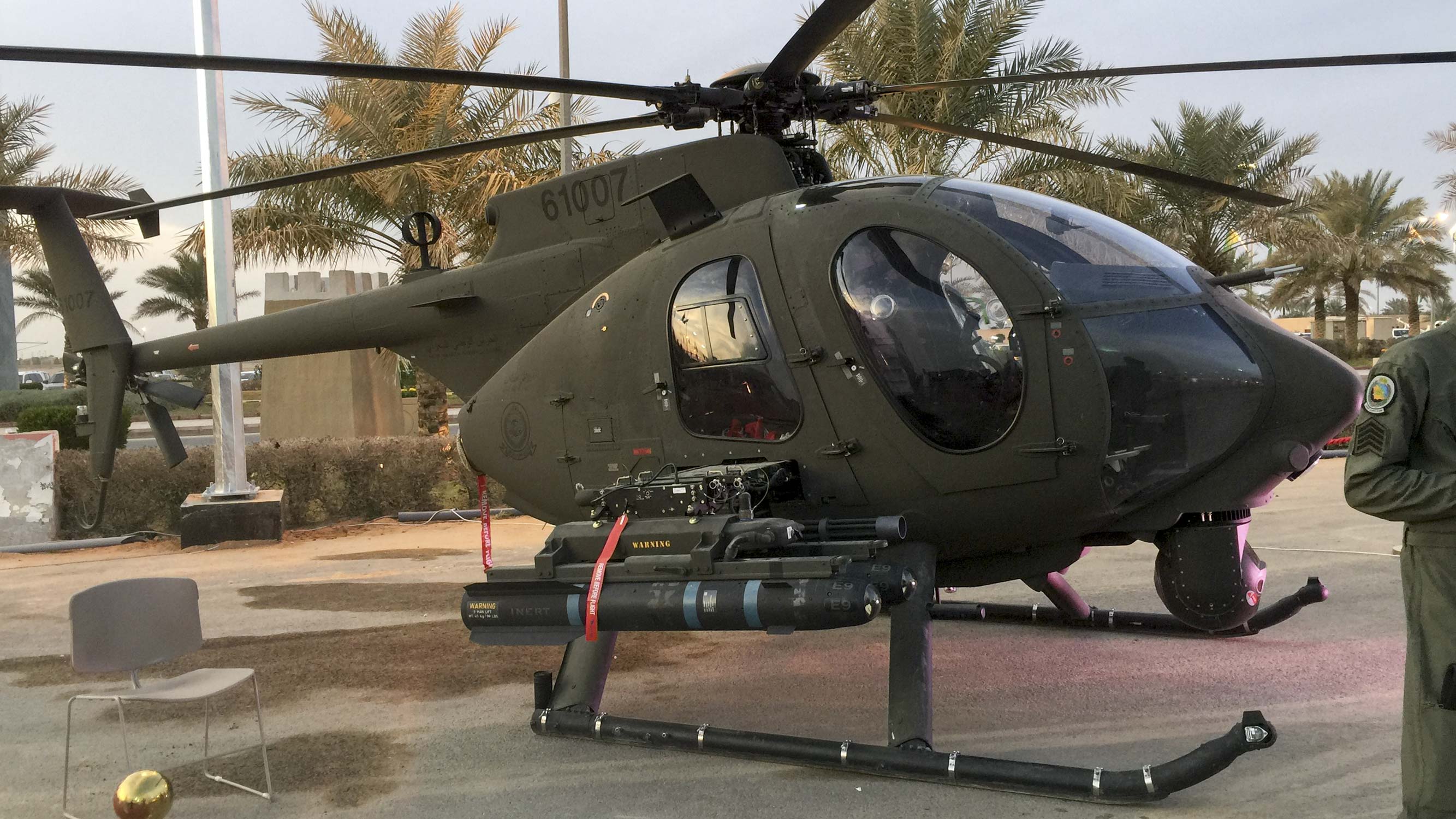 Saudi Arabia National Guard AH-6i helicopter