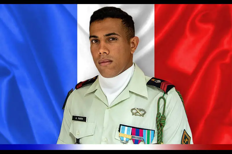 French Army Corporal Abdelatif Rafik was killed on October 17, 2018 in Mali