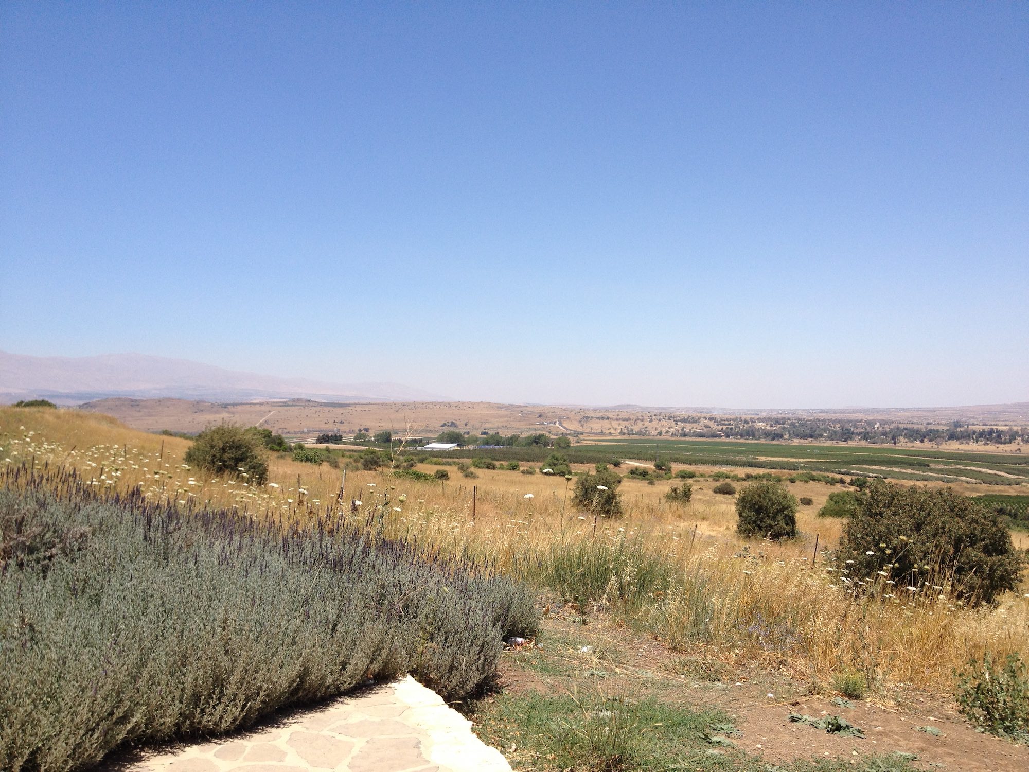 Syria from the UNDOF outpost in the Golan Heights