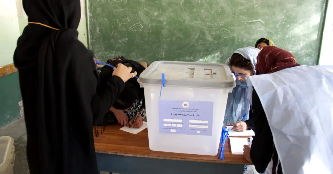 Afghanistan female election observers