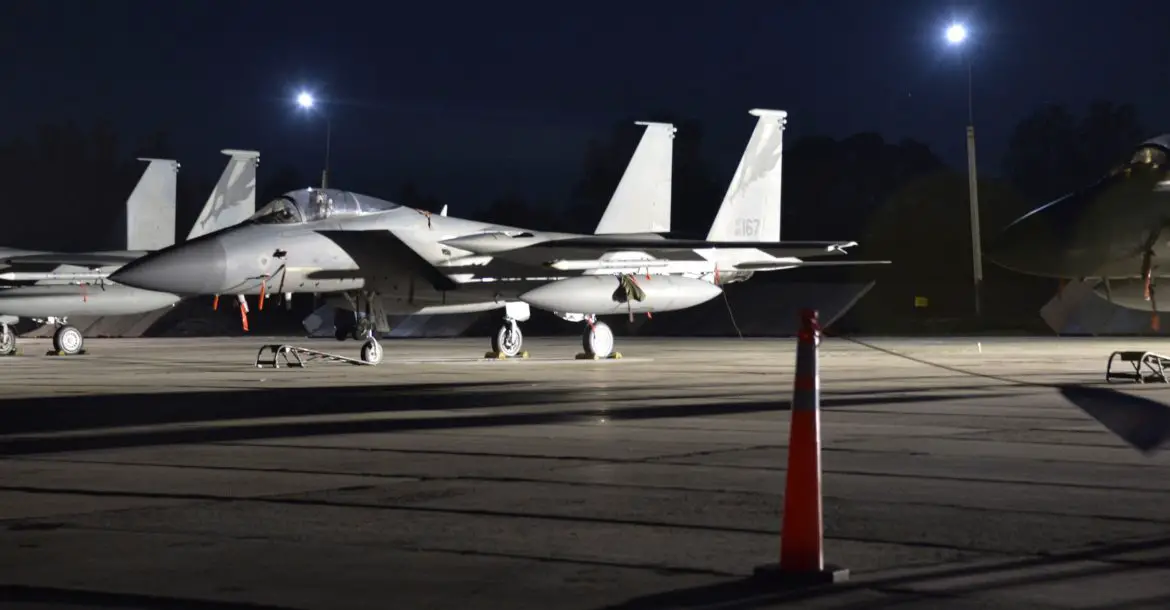 US F-15C fighter jets in Ukraine for CLEAR SKY 2018