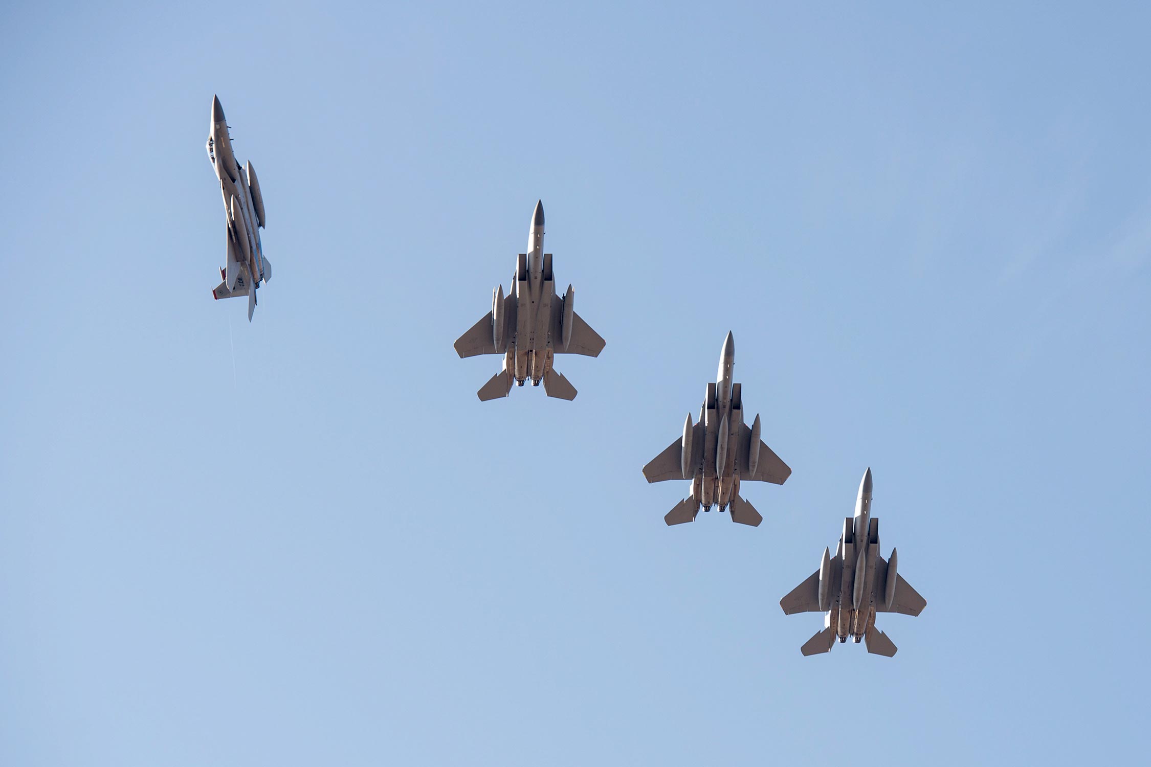 F-15 fighters at Exercise Vigilant Ace in South Korea in 2017