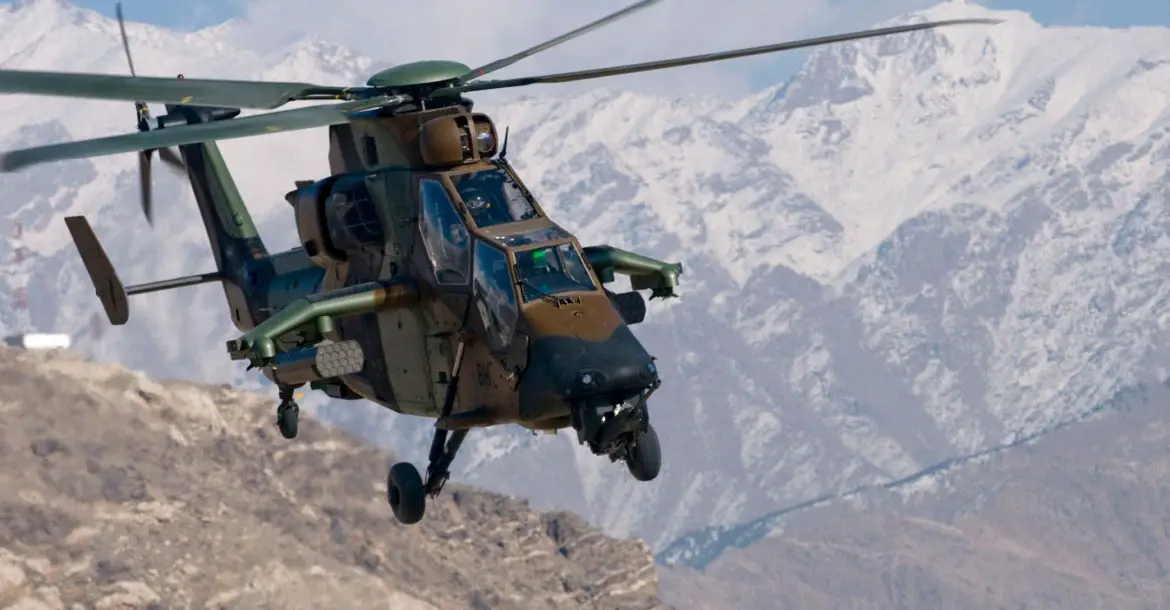 French Army Tigre helicopter