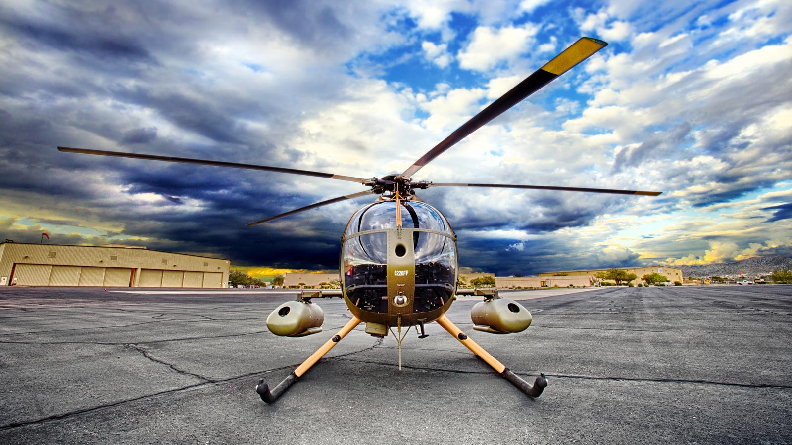 MD 530F Cayuse Warrior helicopter