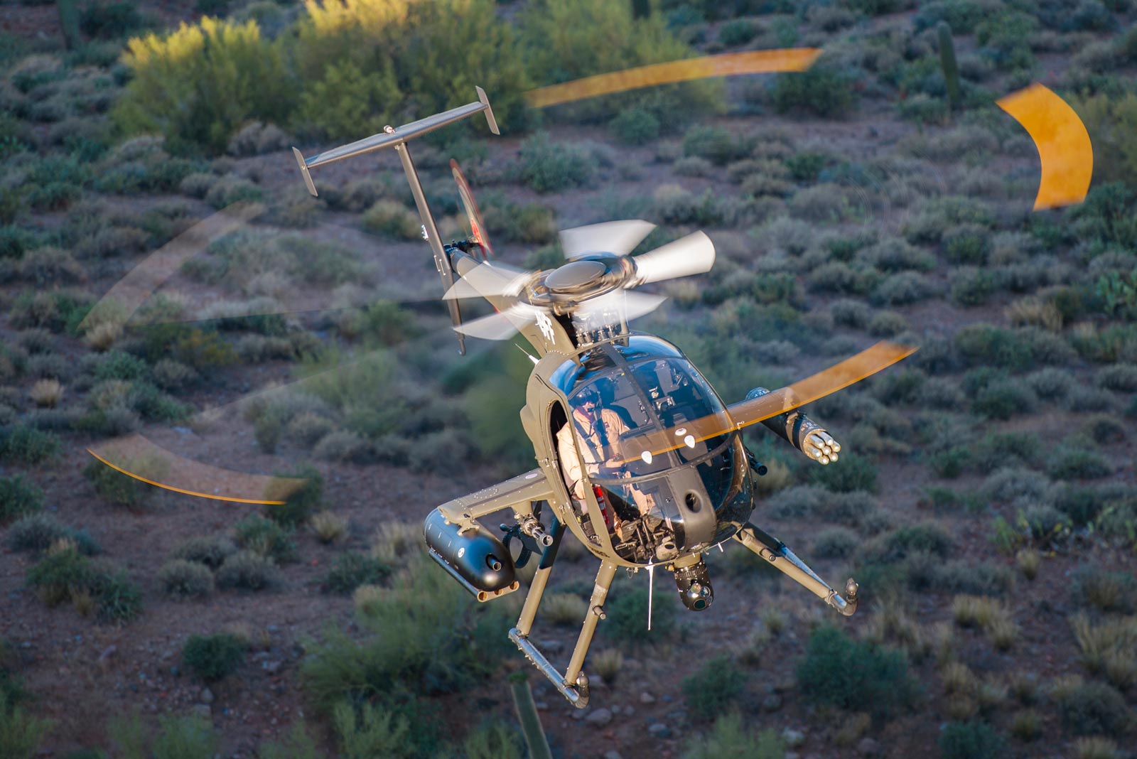 MD 530G Scout attack helicopter