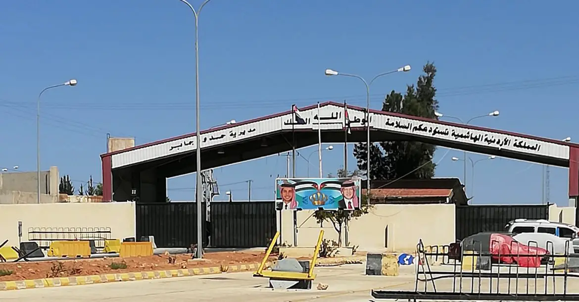 Nabir/Jaber border crossing between Syria and Jordan