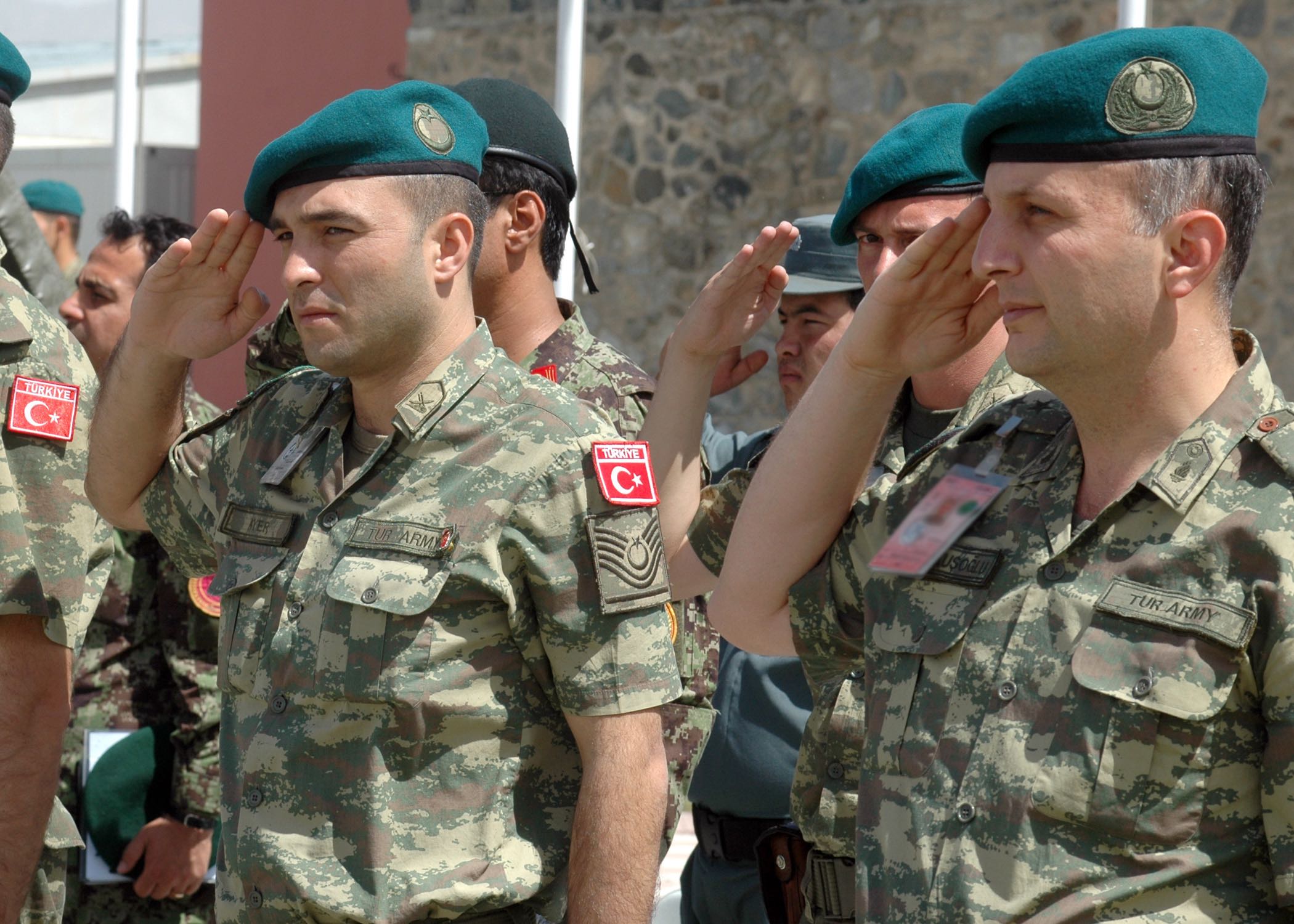 Turkey soldiers in Afghanistan