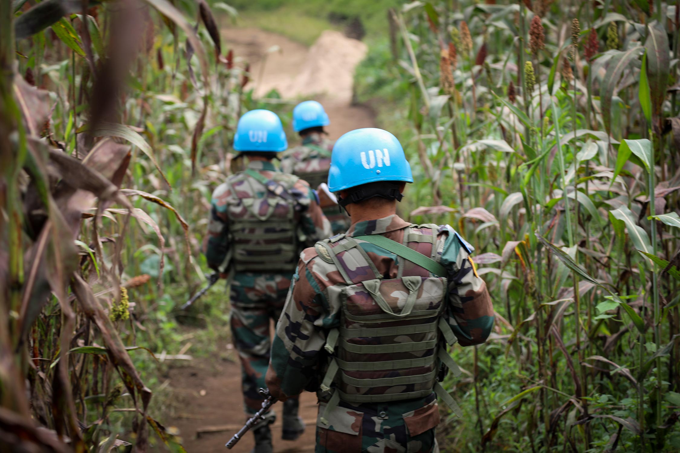 UN MONUSCO peacekeeper in Democratic Republic of Congo