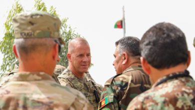 U.S. Army Brig. Gen. Jeffrey Smiley in Kandahar, Afghanistan