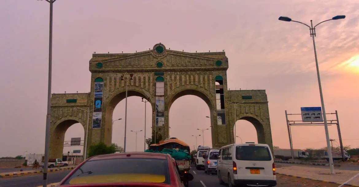 The road to Yemen's key port city Hodeidah