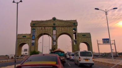 The road to Yemen's key port city Hodeidah