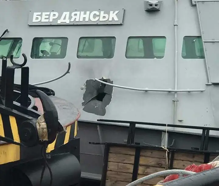 Ukrainian Navy warship Berdyansk