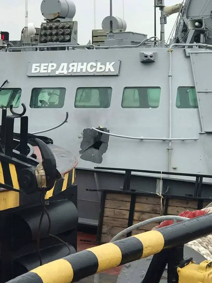 Ukrainian Navy warship Berdyansk