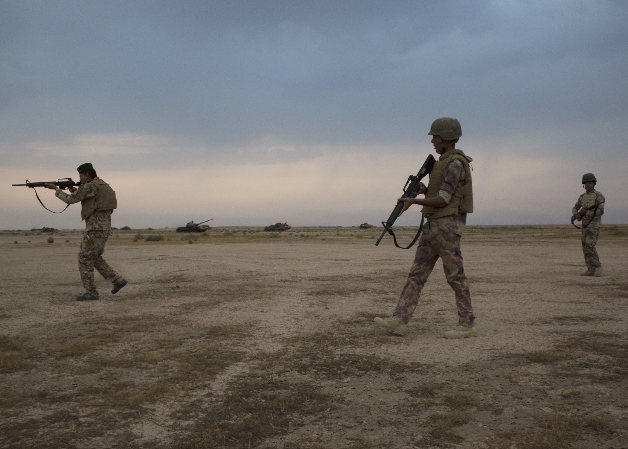 Iraqi Border Guard patrol