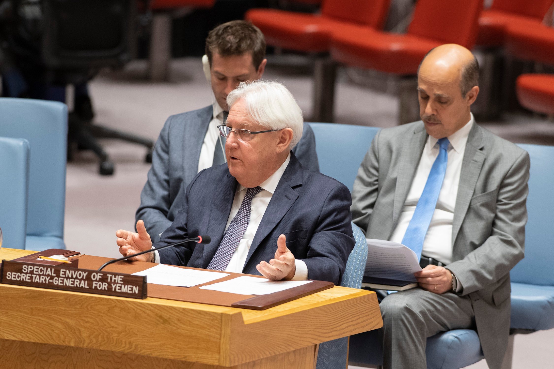 UN Special Envoy for Yemen Martin Griffiths