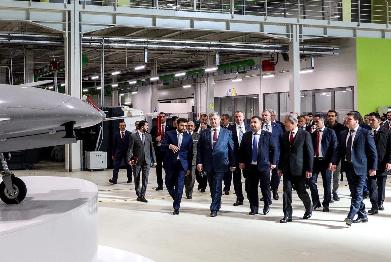 Petro Poroshenko with the Turkish officials