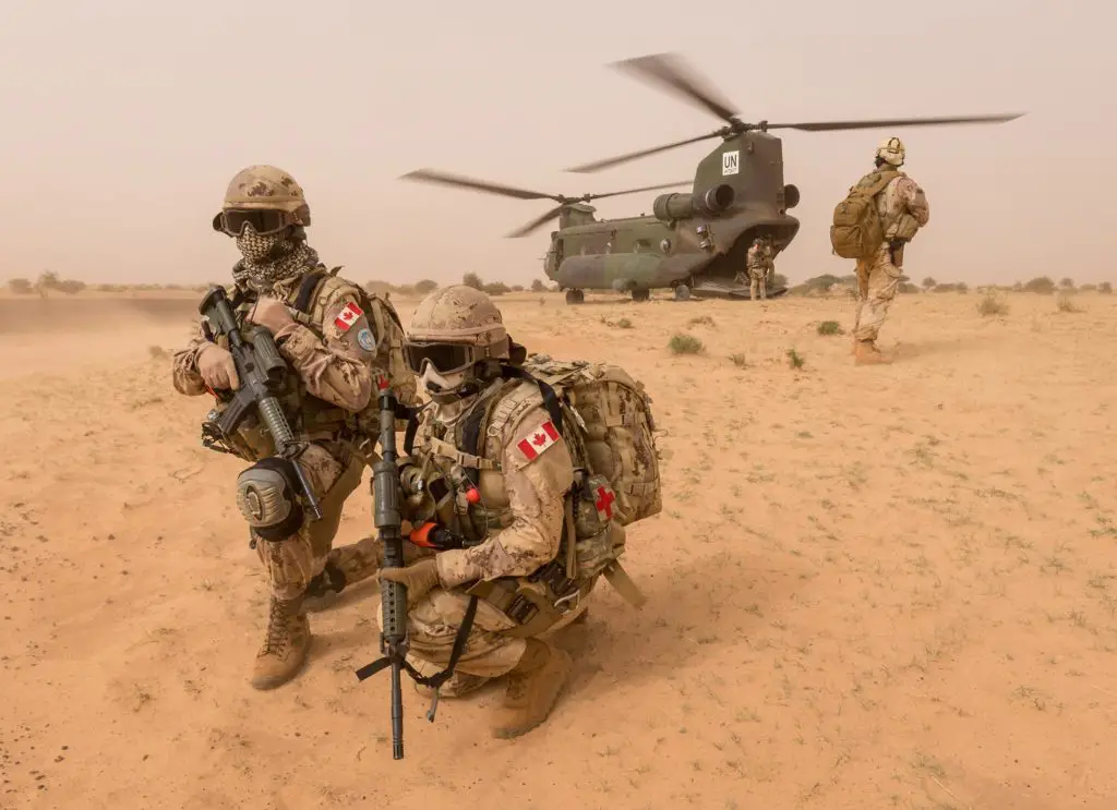 Canada CH-147F Chinook helicopter Mali