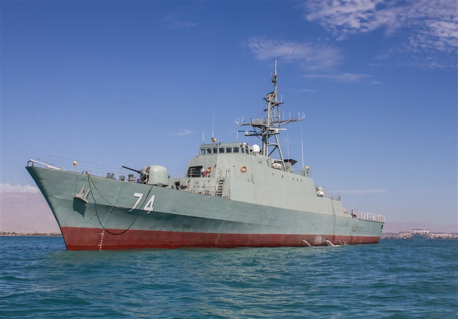 Islamic Republic of Iran Navy Moudge-class frigate Sahan