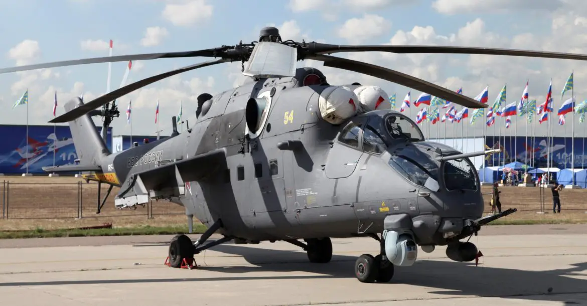 Russian Mi-35M attack helicopter
