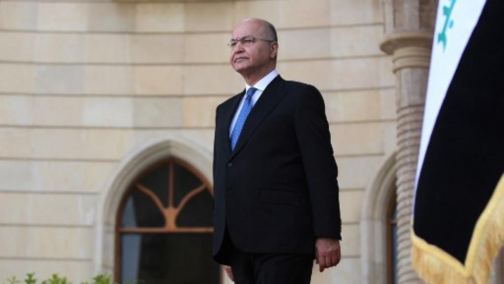 Iraqi President Barham Salih visited Paris