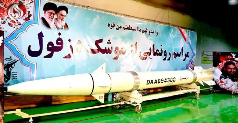 Iran's Dezful missile