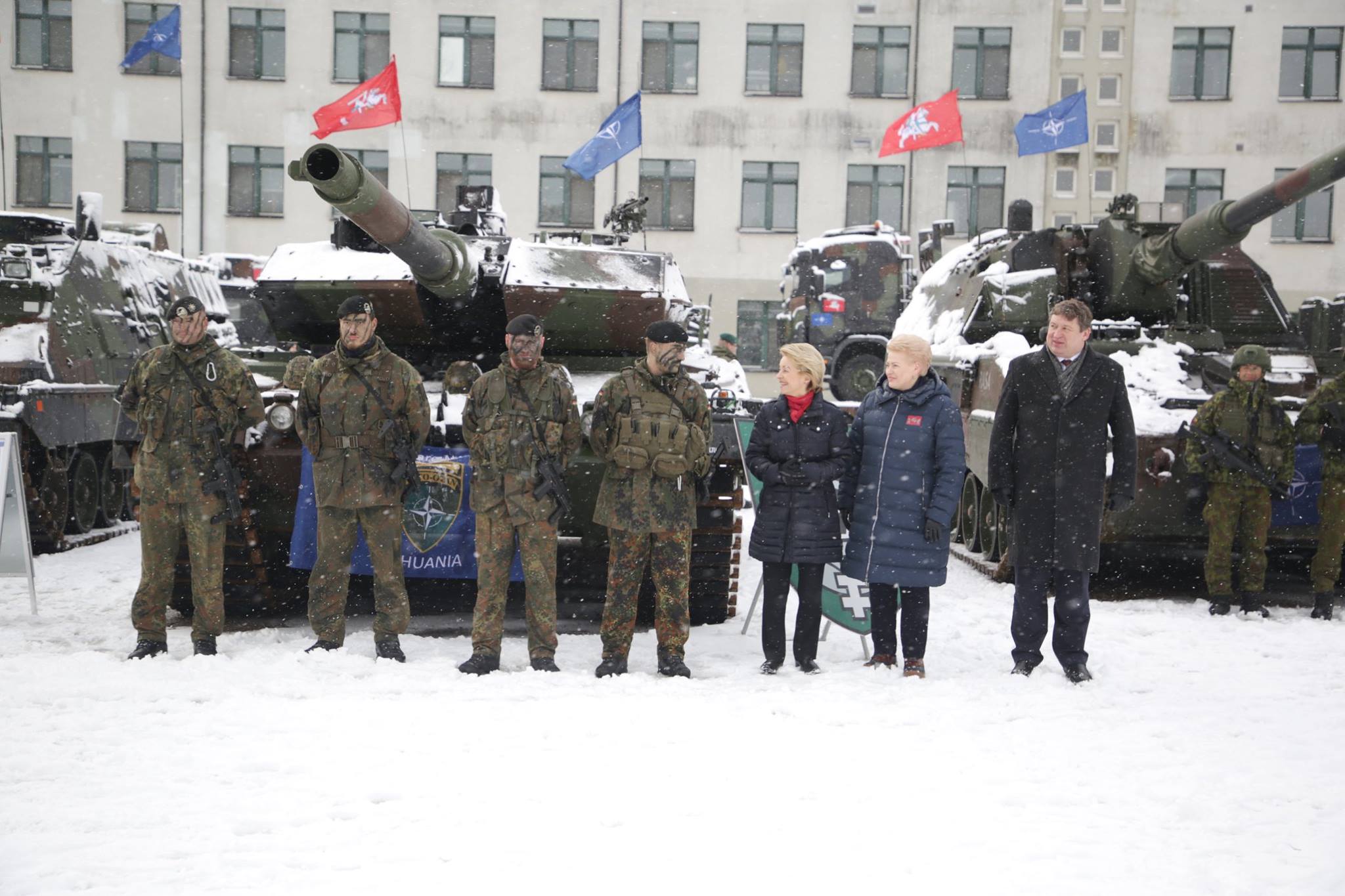 Change of command for the NATO eFP Battlegroup in Lithuania