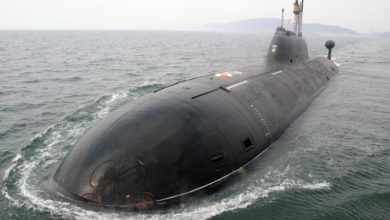 Akula-Class nuclear attack submarine INS Chakra