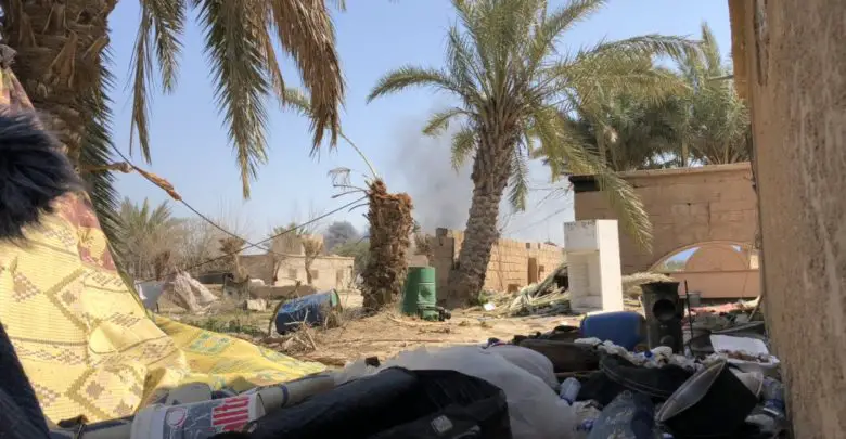 ISIS tent city near Baghuz, Syria