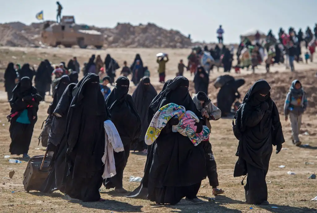 Thousands of civilians fled Baghuz as the SDF closed in on the last ISIS redoubt in Syria