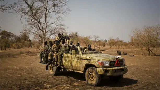 SPLM-N rebels in Sudan