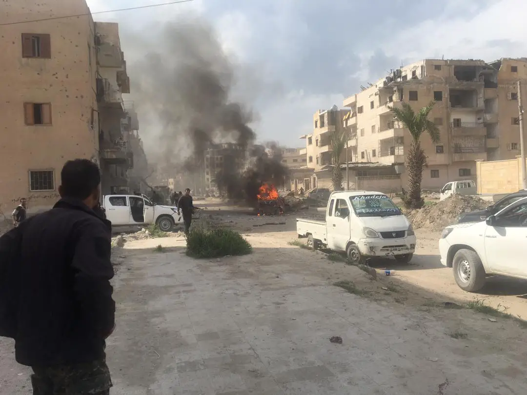 Explosion in Raqqa, Syria