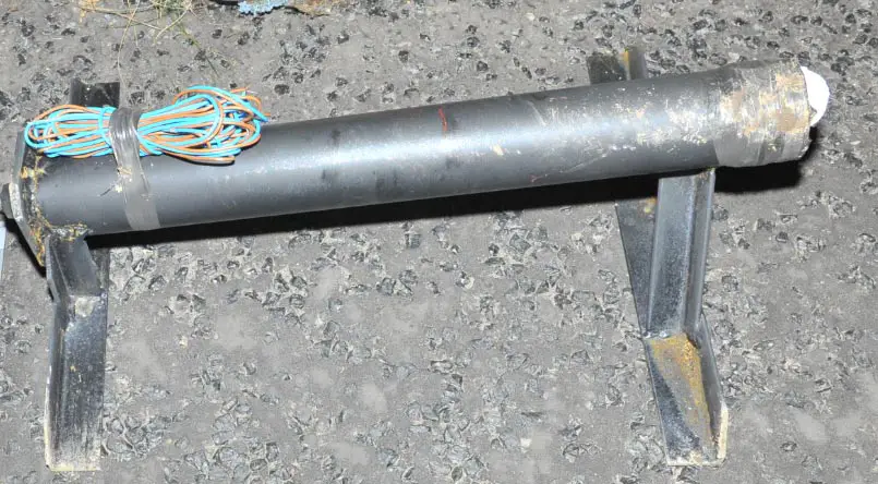 Mortar tube and command wire discovered near Castlewellan
