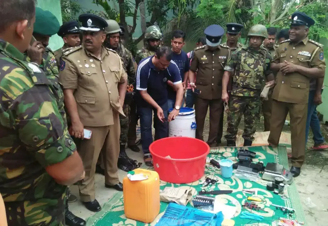 Sri Lanka police find bomb-making materials in Nindavur