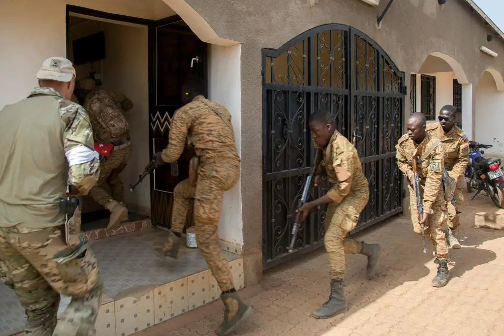 Burkina Faso soldiers raid a hotel
