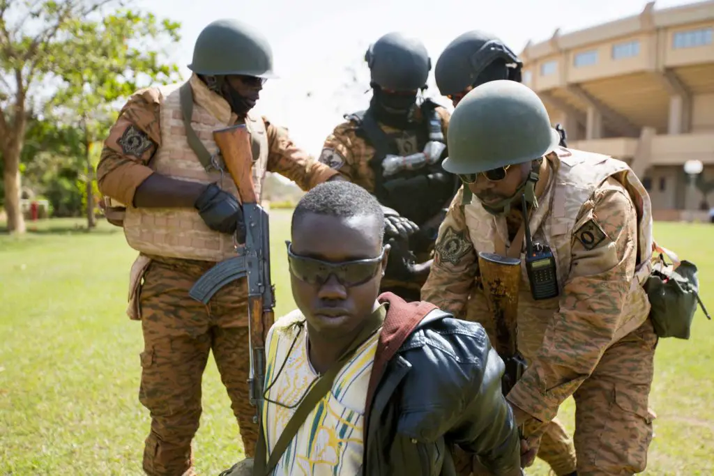 Burkina Faso SPEAR unit training