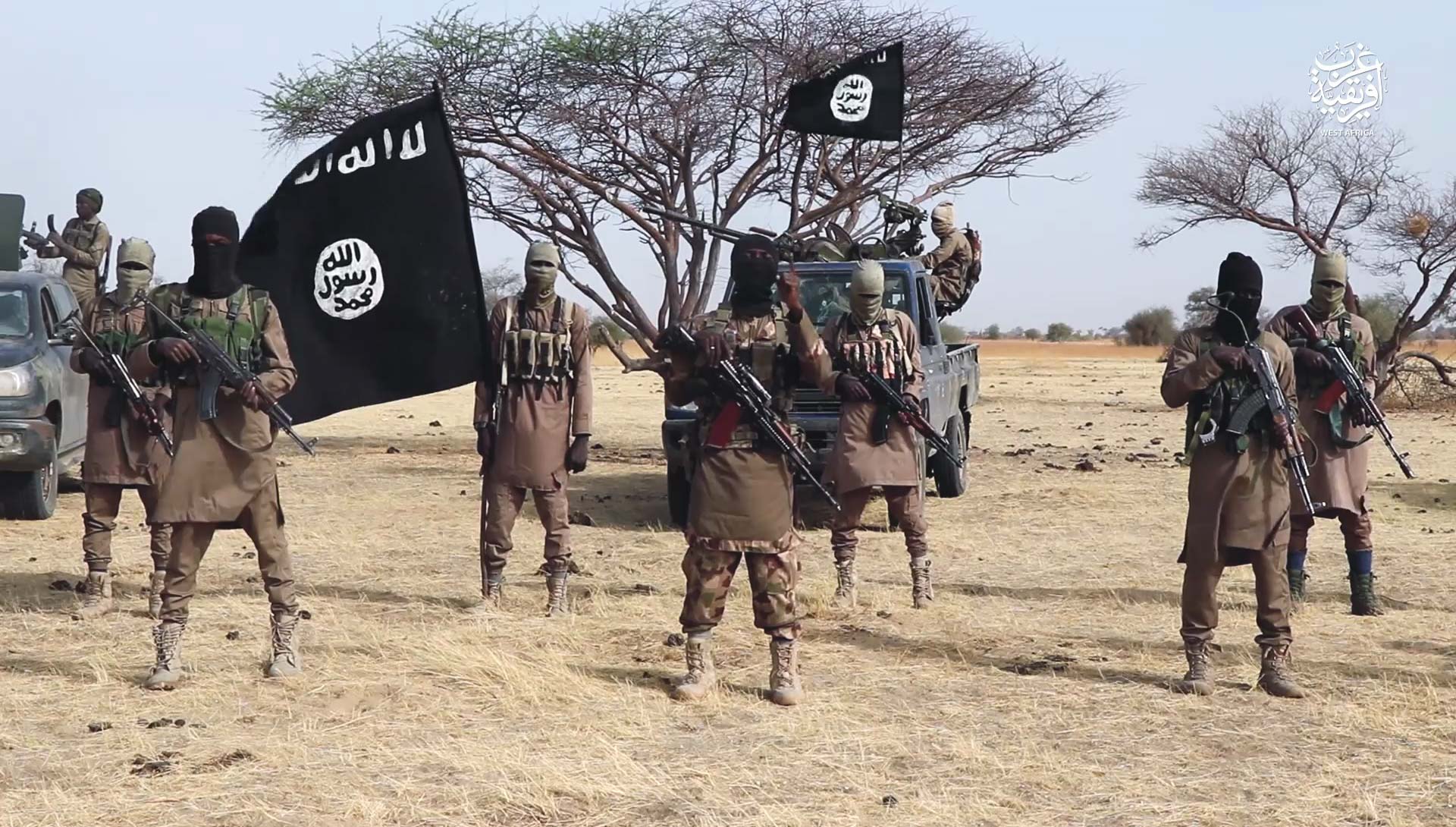 Islamic State militants in Nigeria