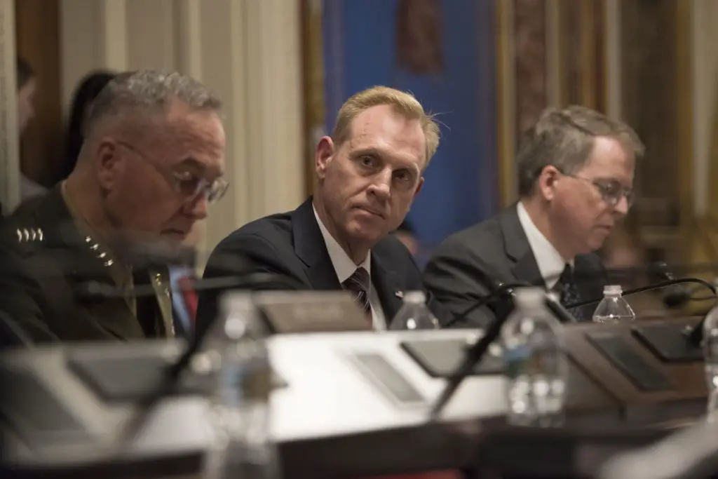 US Acting Secretary of Defense Patrick M. Shanahan testifies before the Senate Appropriations Defense Subcommittee