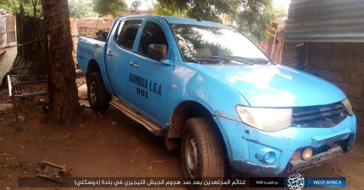 Damboa LGA vehicle captured by ISWAP