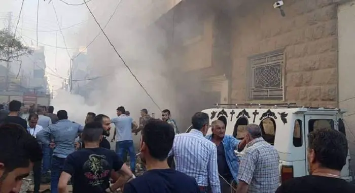 Bomb near Qamishli church, Syria