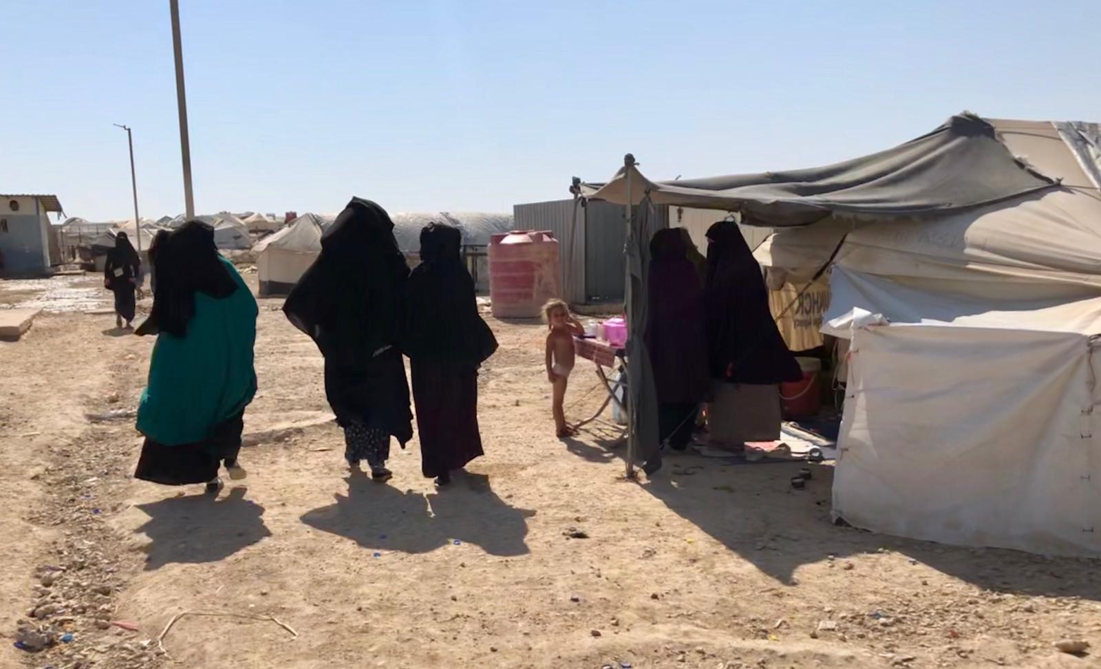 Women in al-Hol camp