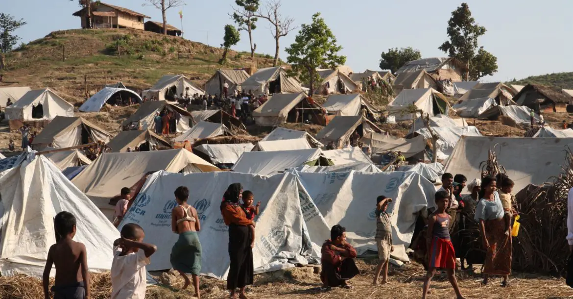 Displaced Rohingya in Myanmar